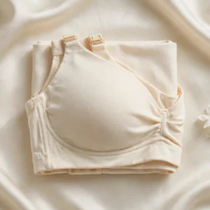 Seamless Cotton Nursing Bra - Blush Pink