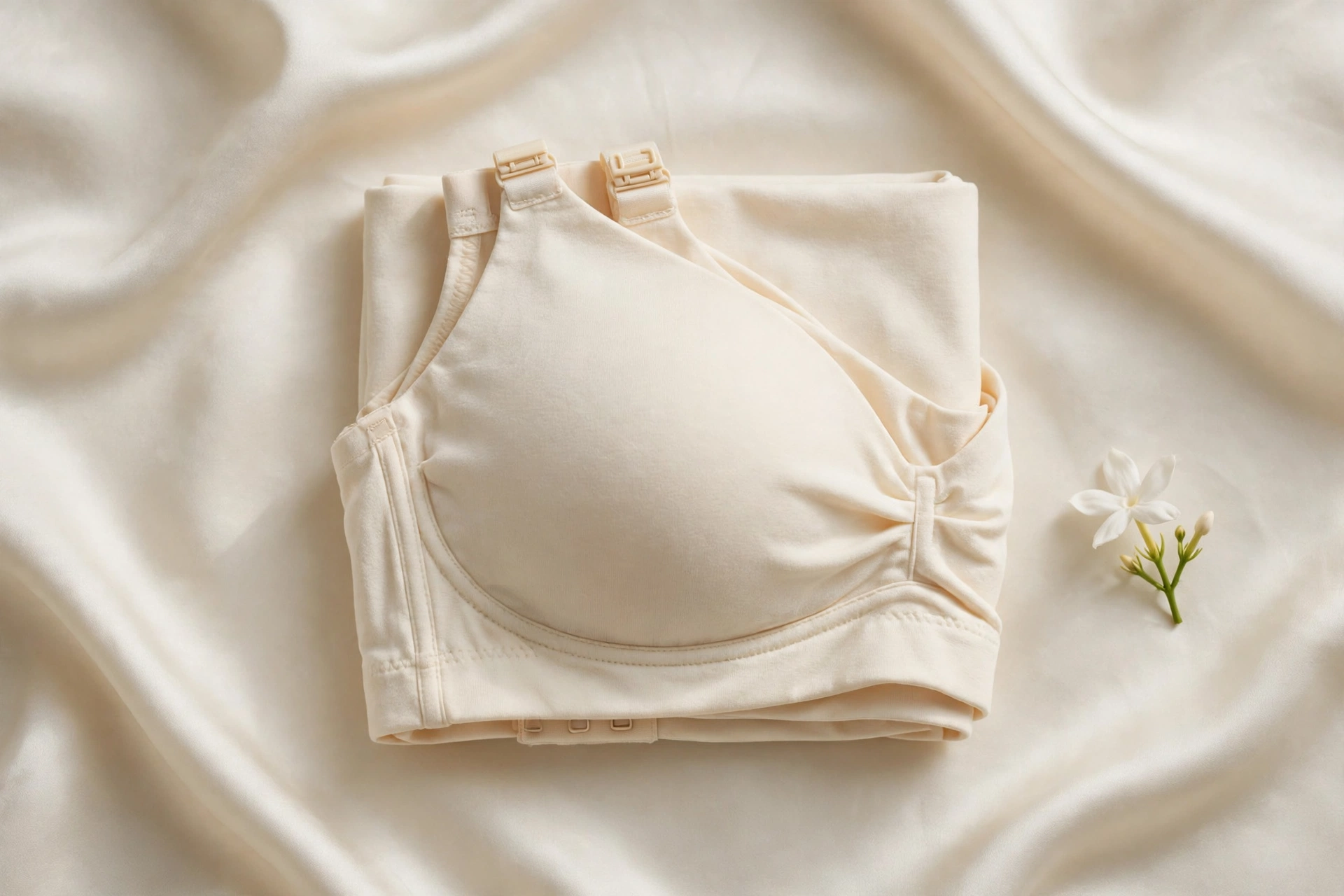 Clip-Down Nursing Bra - Peach