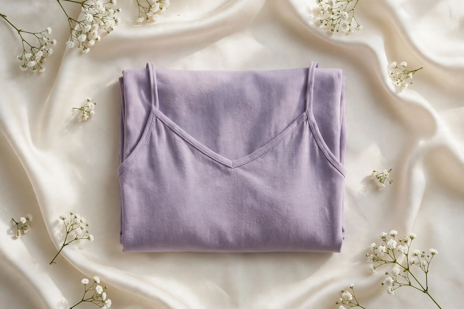 Teen Cotton Camisole - Blush Pink